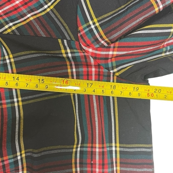 J. Crew Tartan puff-sleeve top in stretch poplin Size Medium - Picture 10 of 13